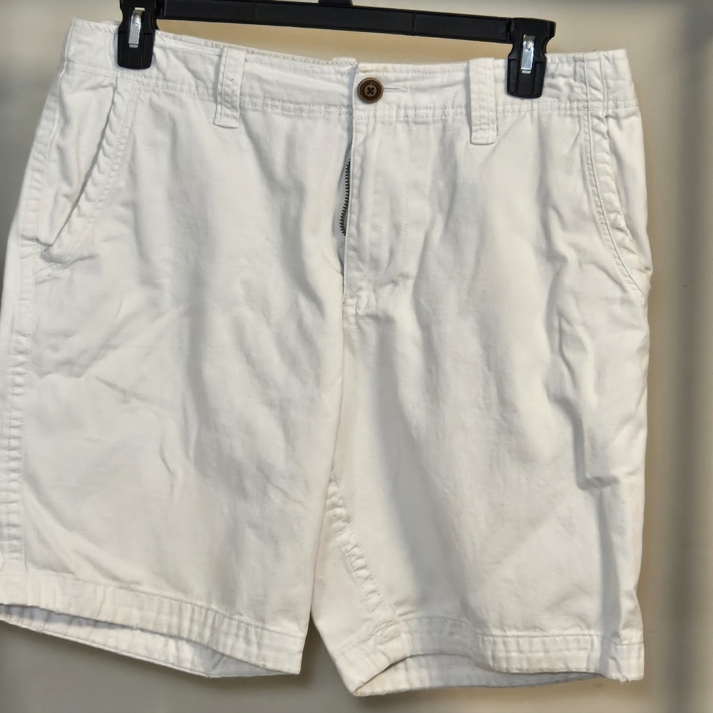Red Camel Men's Khaki Flat Front Cotton Shorts